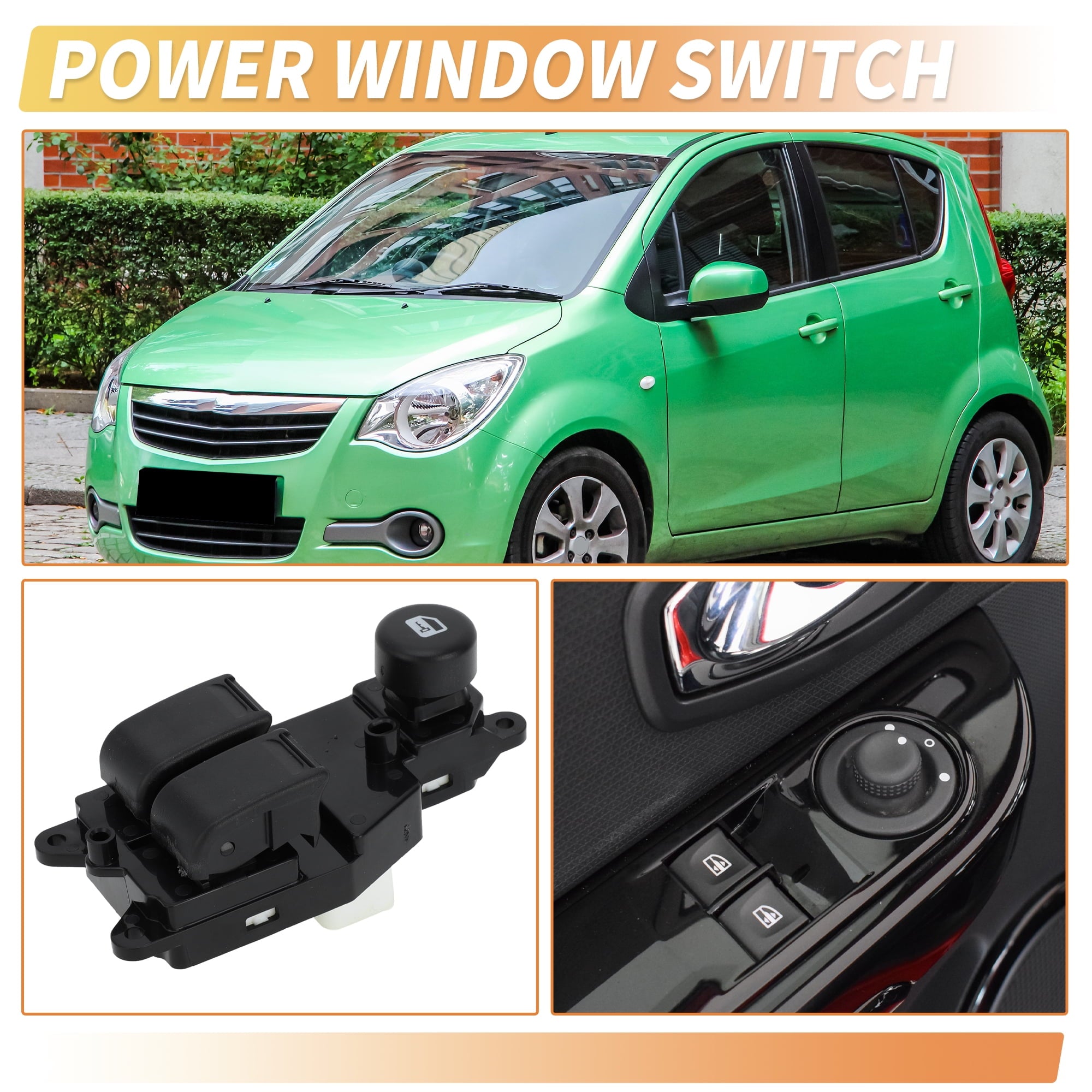 Interruptor de ventana eléctrica del lado del conductor delantero izquierdo para Suzuki Ignis 2002-2008