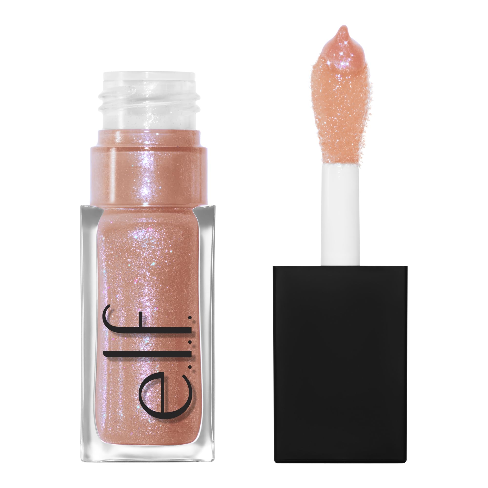E.L.F Glow Reviver Lip Oil Glimmer Finish Tono Candy Coded