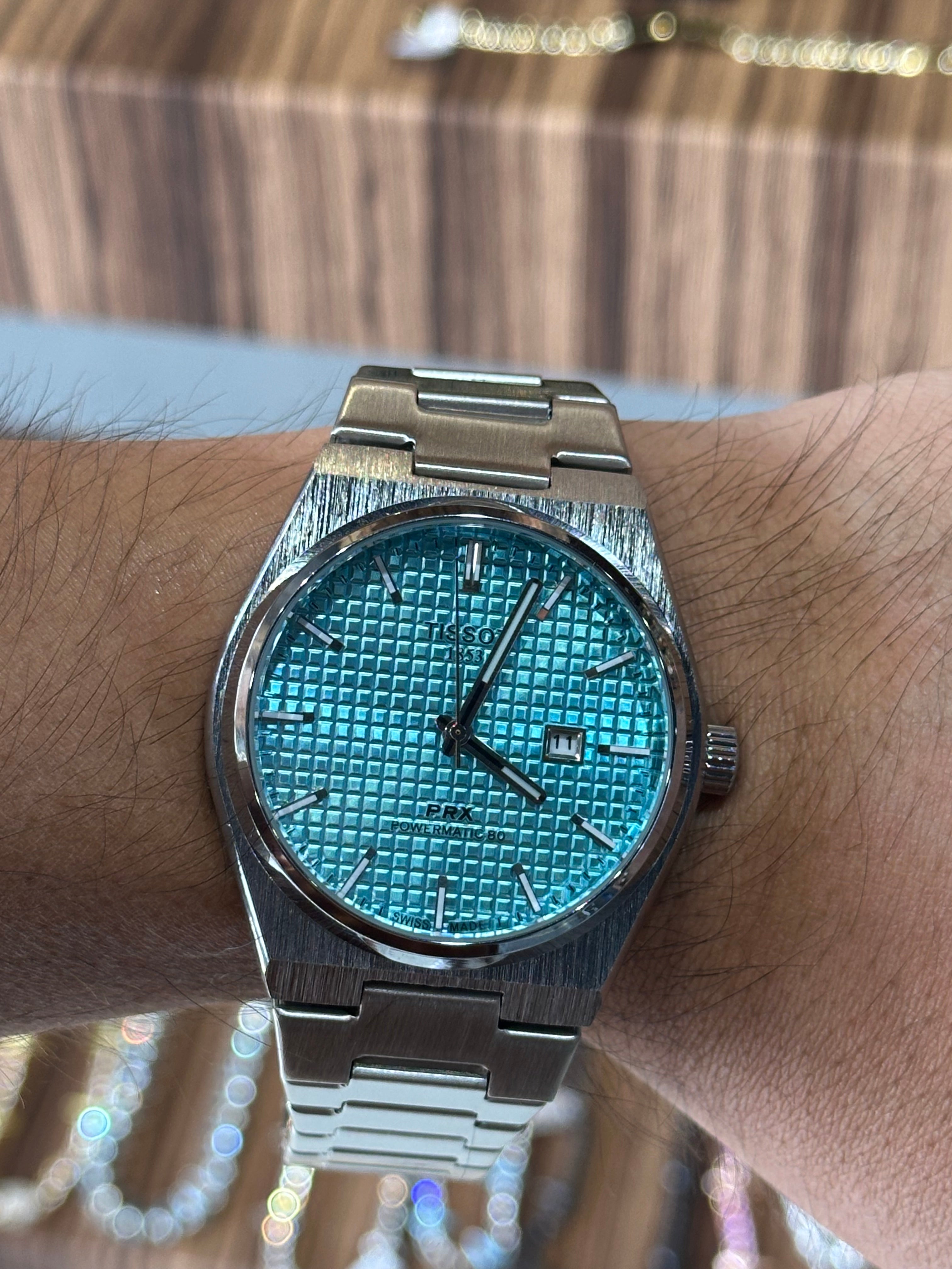 Reloj TST Plata Azul
