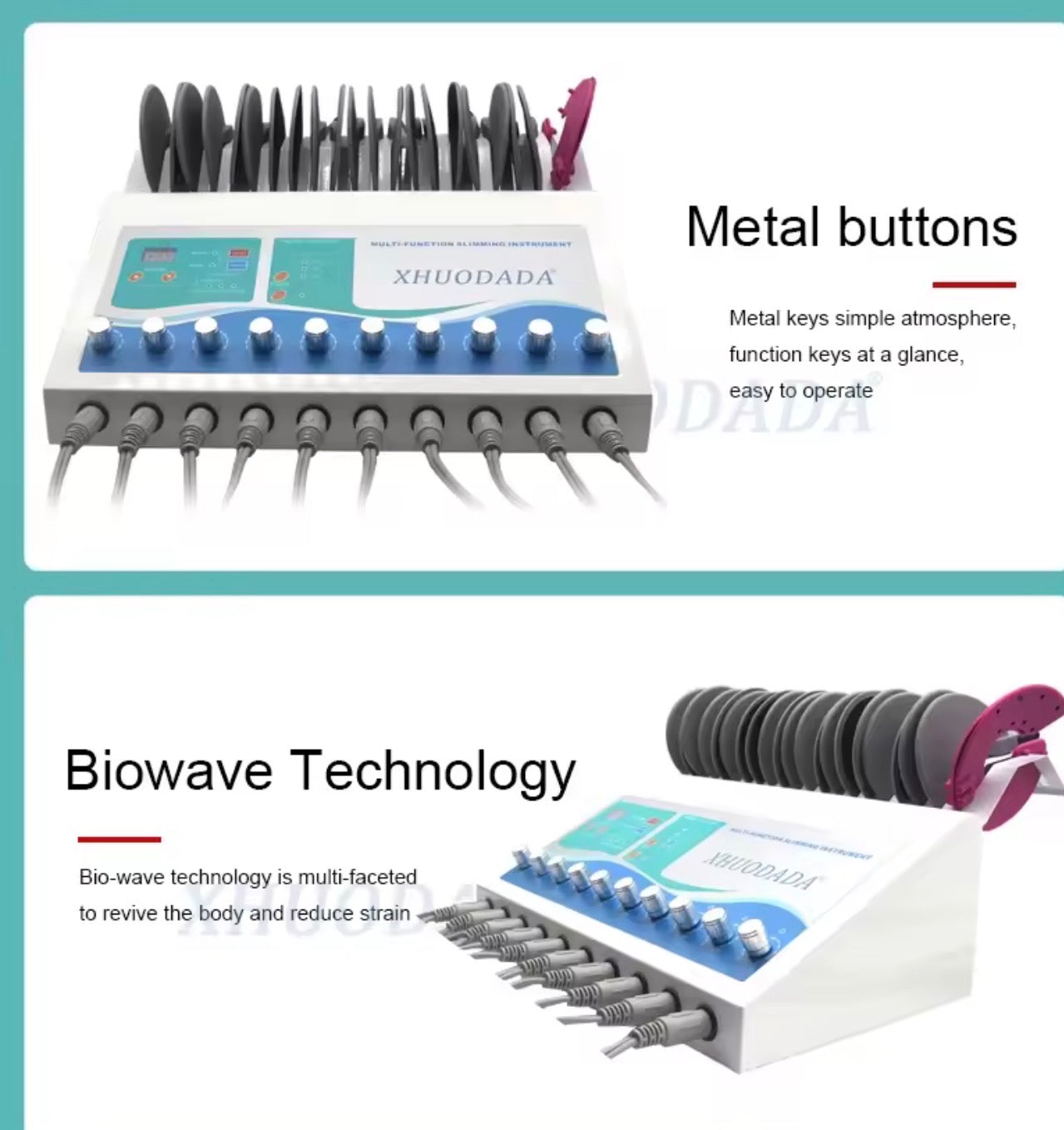 Equipo de Fitness Corporal Onda Rusa XHUODADA – Estimulador Muscular Profesional