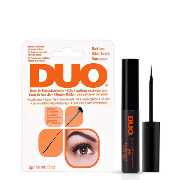 DUO PEGAMENTO PARA PESTAÑAS APLICACIÓN CON PINCEL "NEGRO" 5g