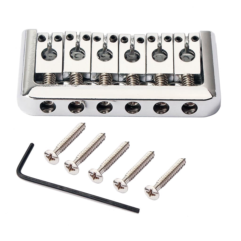 Puente fijo rígido de guitarra