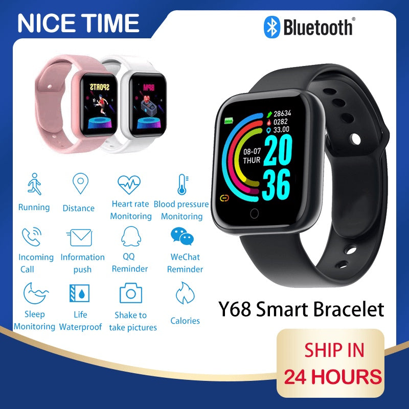 Y68 Reloj Inteligente