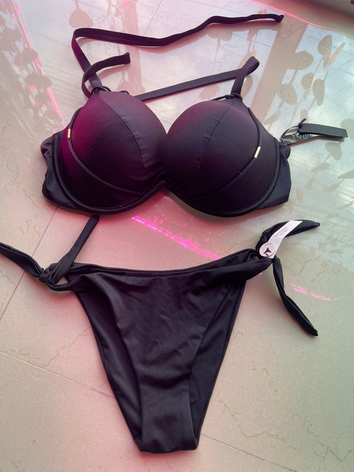 Victoria's Secret Swim 2pz Black