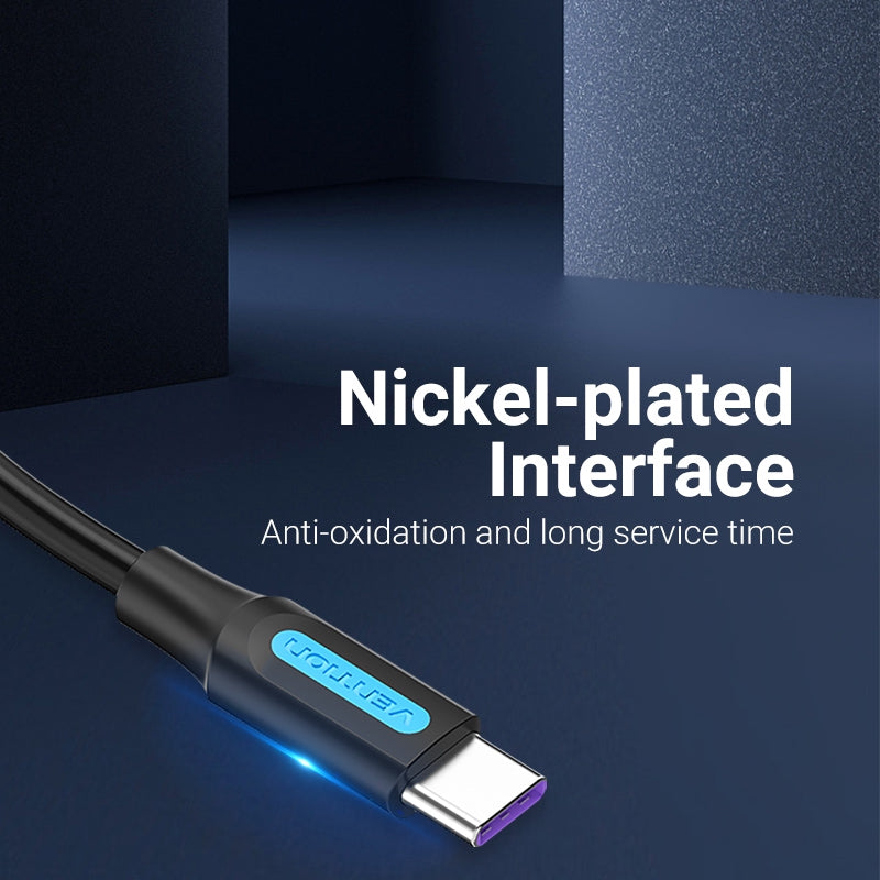 Vention 5A Tipo C Cable De Carga Rápida De Alta Velocidad 480Mbps