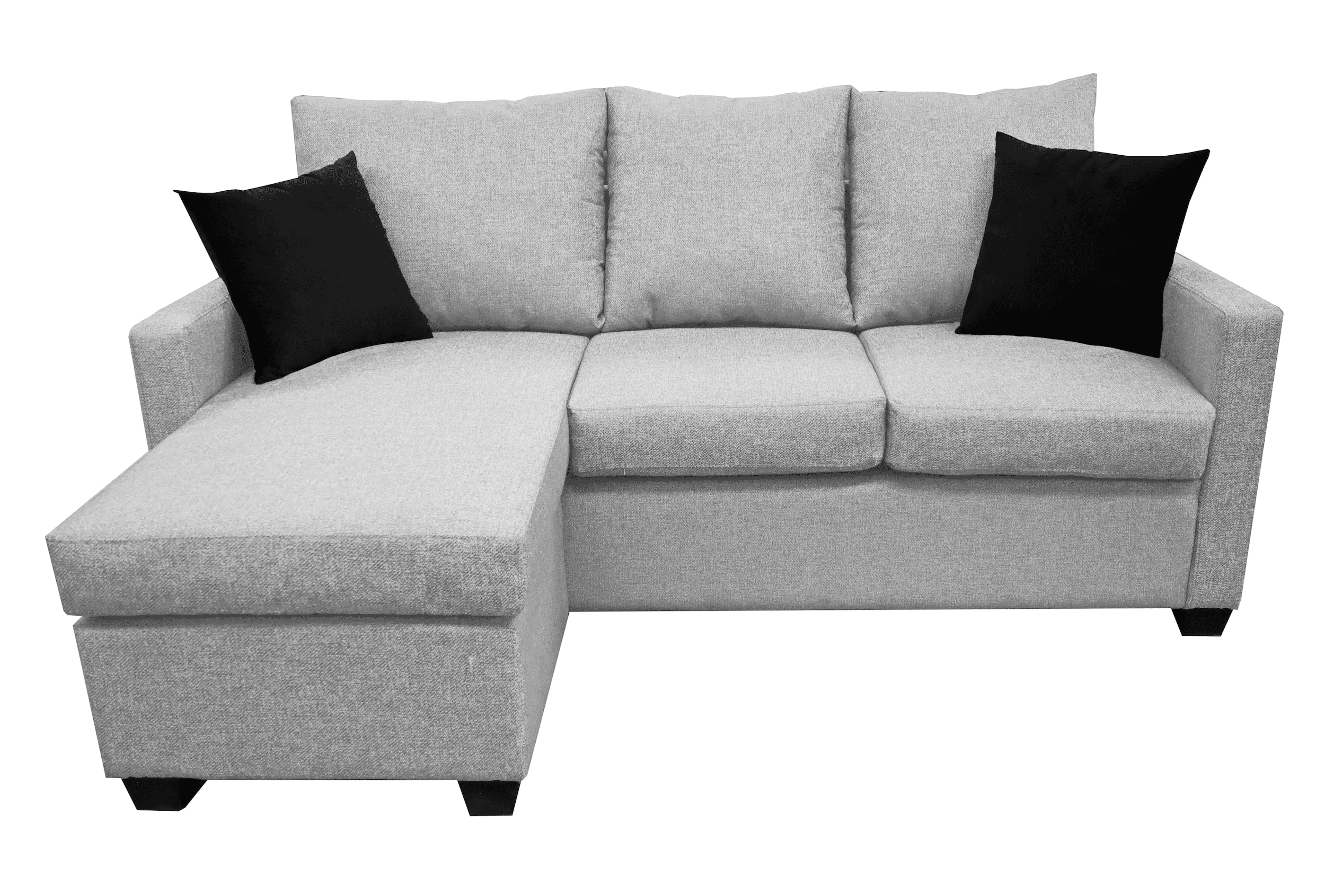 Sala Esquinera El Bazar Store Denver Gris Oxford 200x140 cm Lado derecho e Izquierdo Lino nacional Sofa