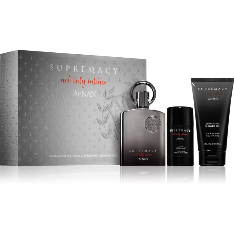 Afnan: Afnan Supremacy Not Only Intense EDP 100ML + Desodorante 75G + Shower Gel 100ML EDP Set De Caballero 100ML