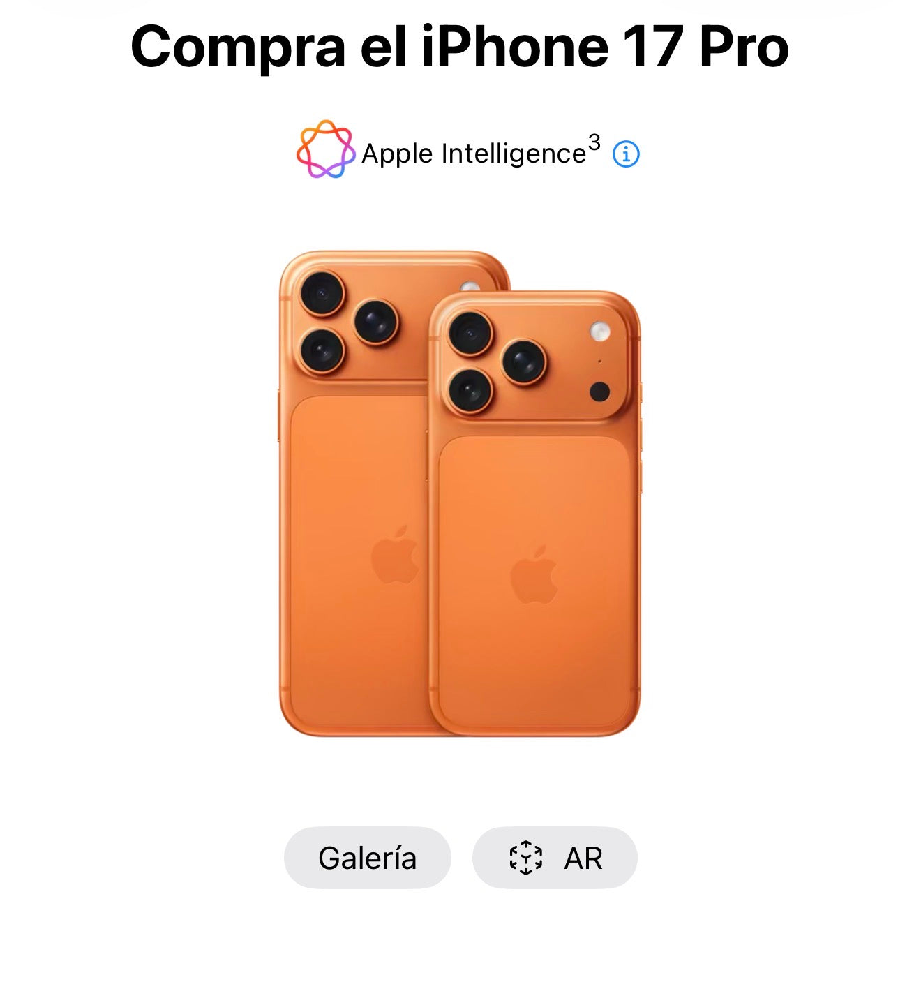 iPhone 17 Pro desbloqueado (NUEVO)