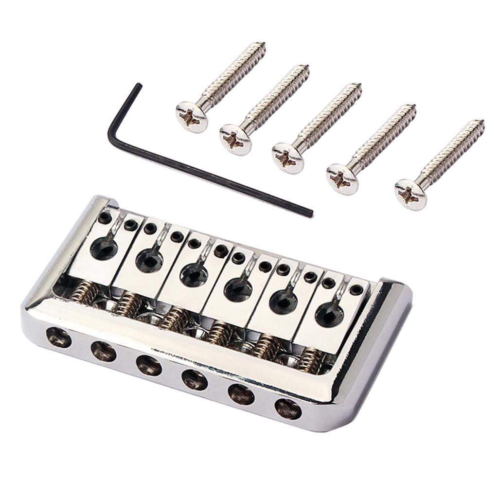 Puente fijo rígido de guitarra