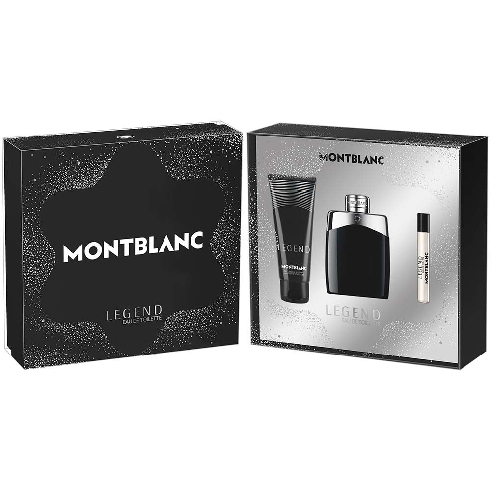 Montblanc Legend EDT 100ML+Miniatura 7,5 +  Gel Douche Integral 100ML EDT Set De Caballero 100ML