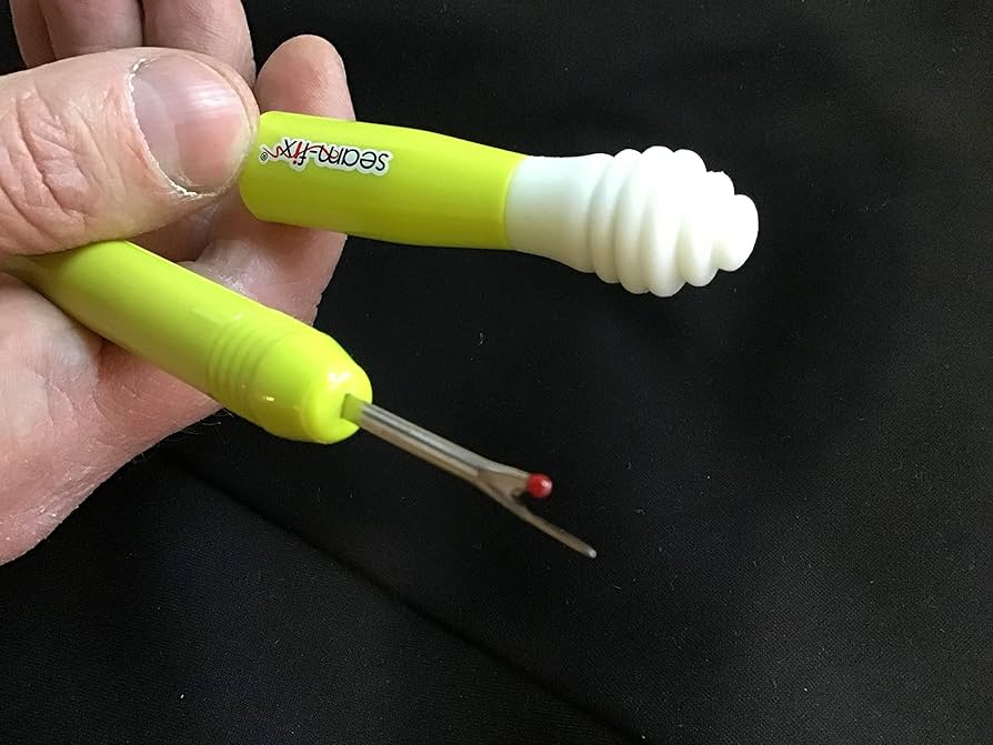 Descosedor y Agarra Hilos Ergonómico Grande Morado Dritz