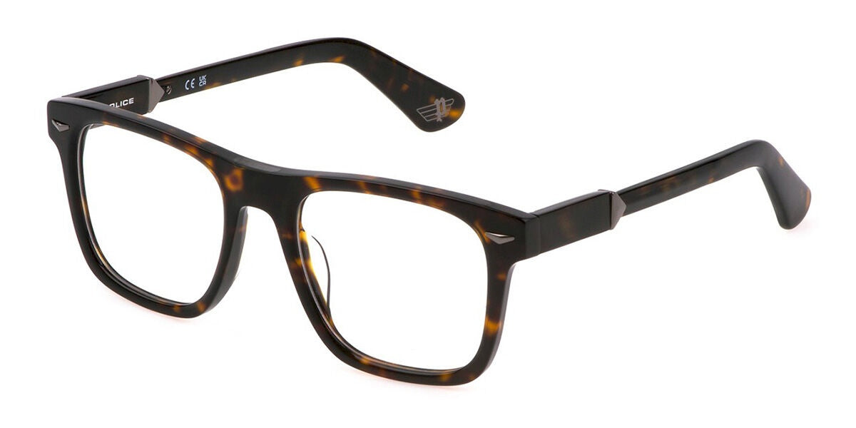 Police: VPLL72 0722 Dark Tortoise / Clear Lens