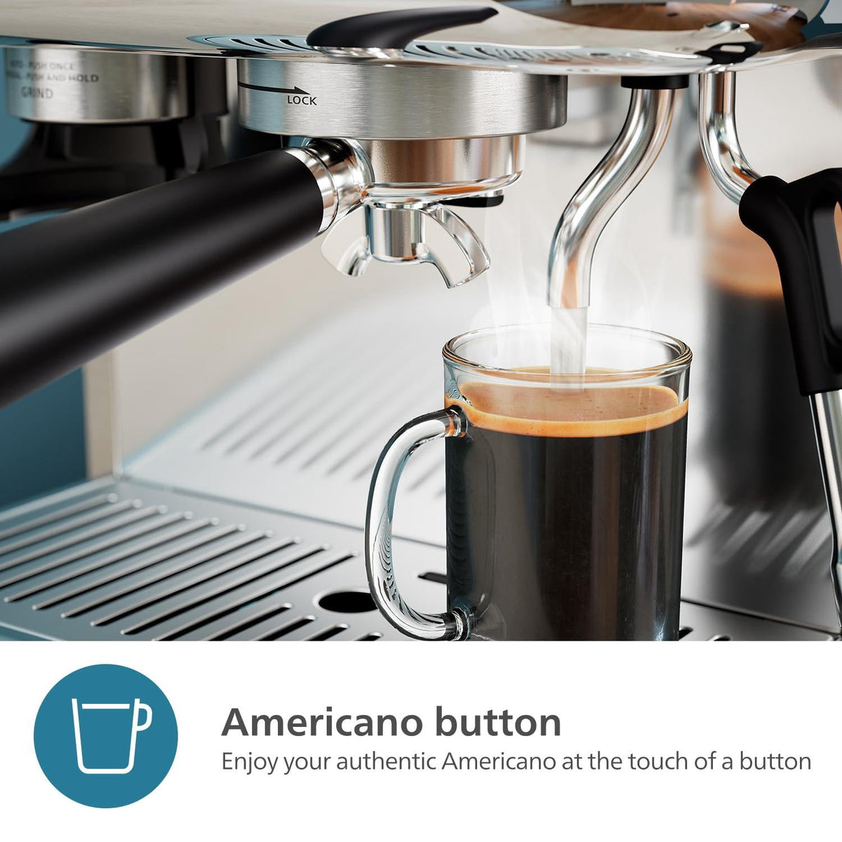 Máquina de café espresso semiautomática