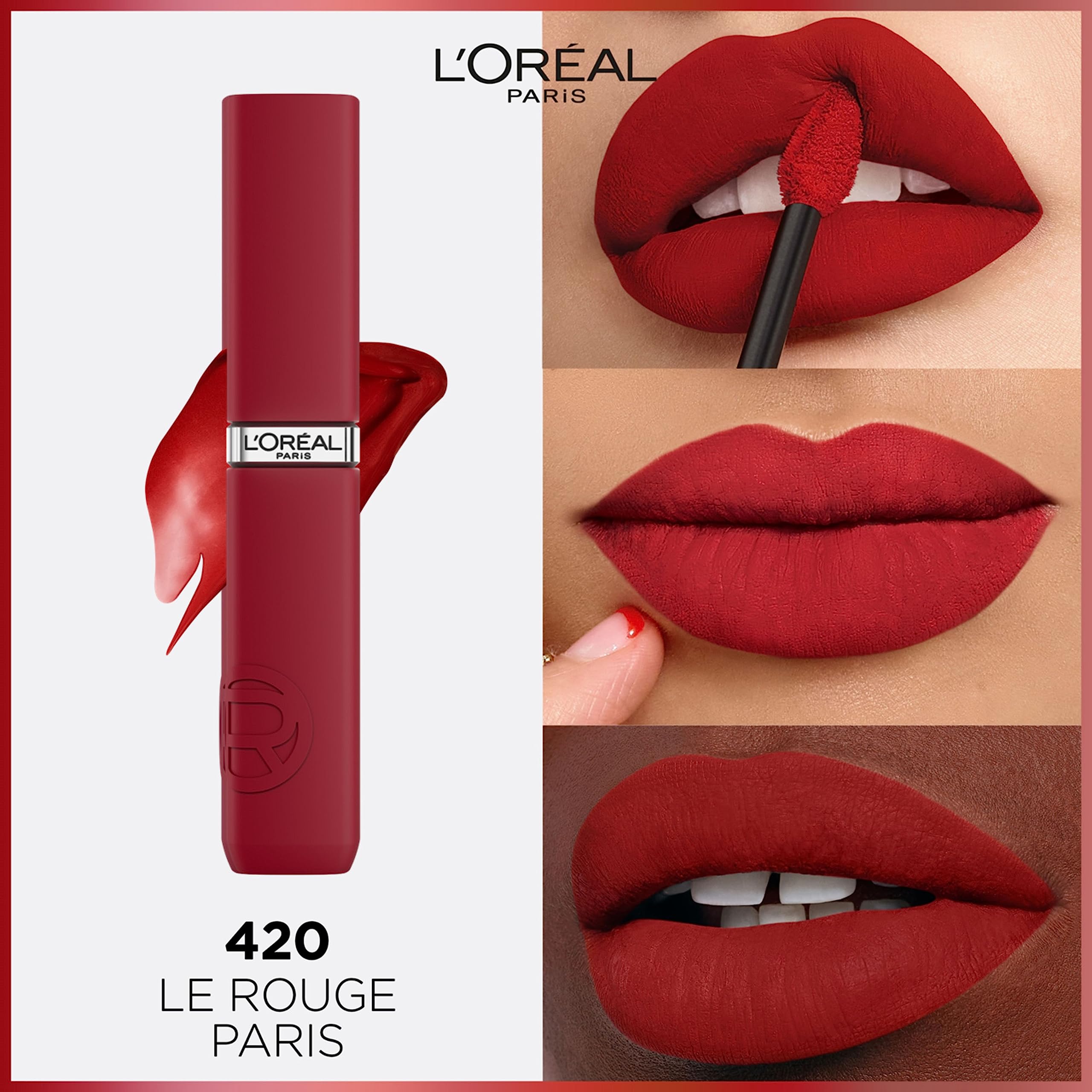 LOREAL PARIS INFALLIBLE LE MATTE RESISTANCE #420 LE ROUGE PARIS