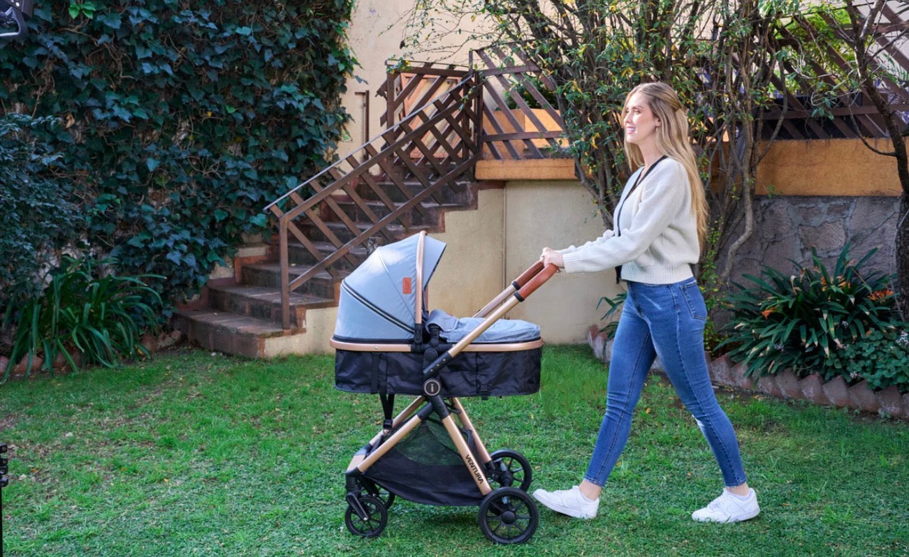 Carriola Travel System Con Base Ventura Lifestyle By Infanti Color Gris