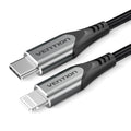 Vention MFi USB C A Lightning Cable Certificado 18W 20W PD Carga Rápida