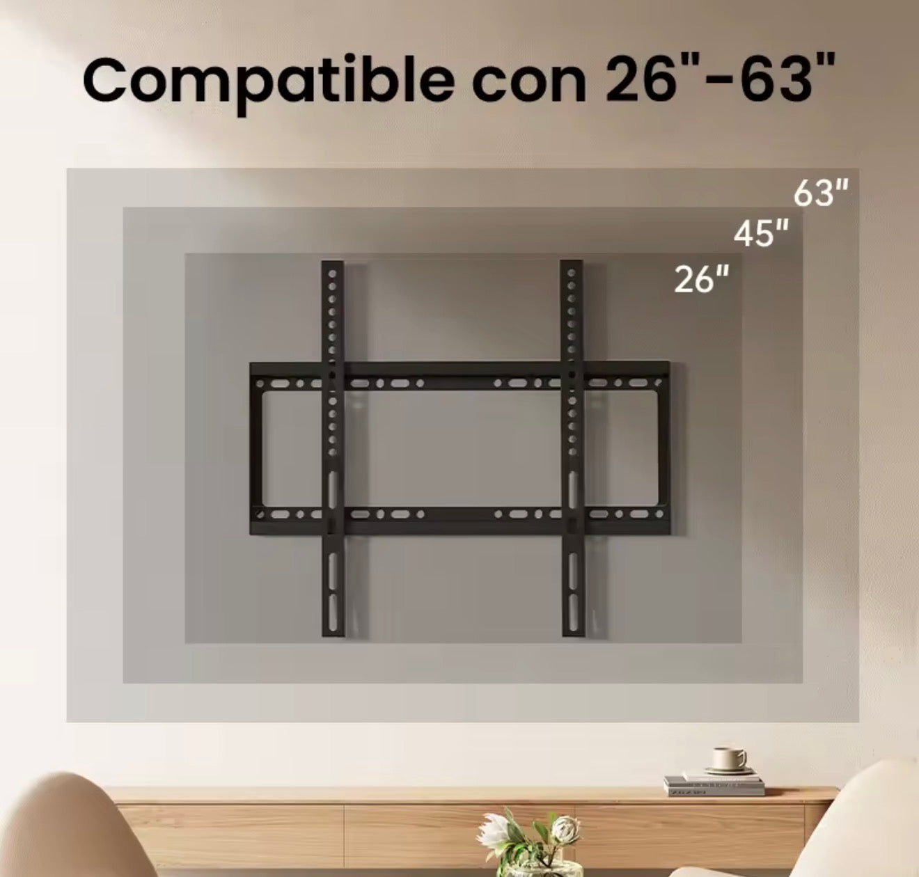 Soporte de Pared para TV 26-63 Pulgadas