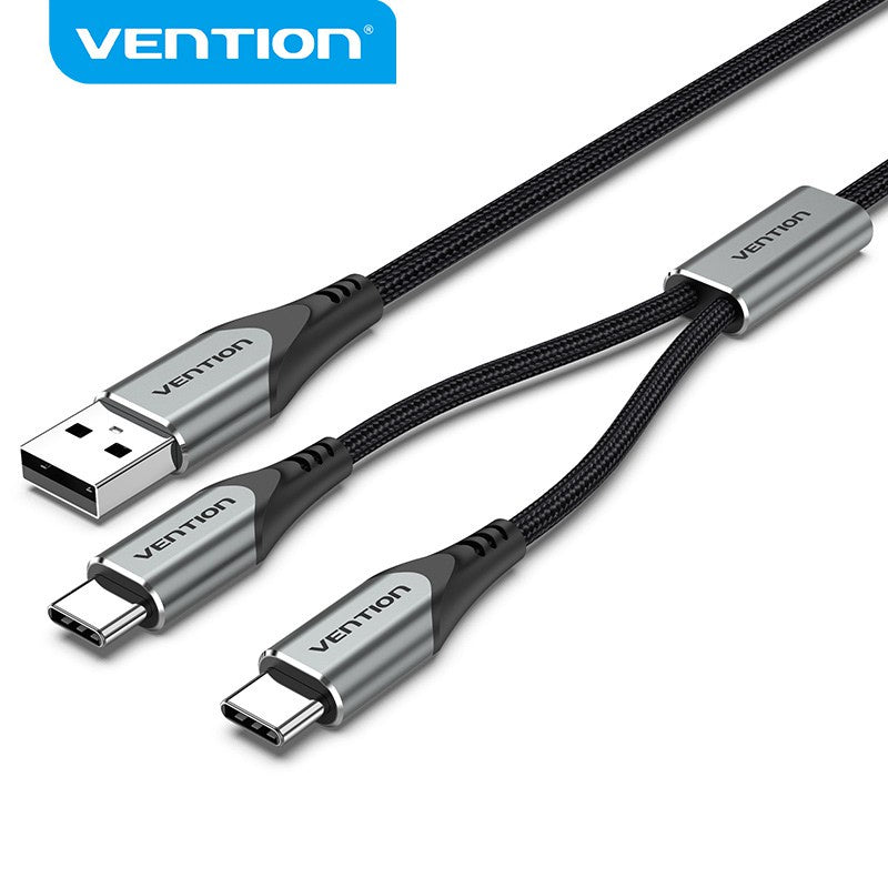 Vention Cable USB C A Tipo Macho 2 En 1 De Carga Rápida Para Huawei