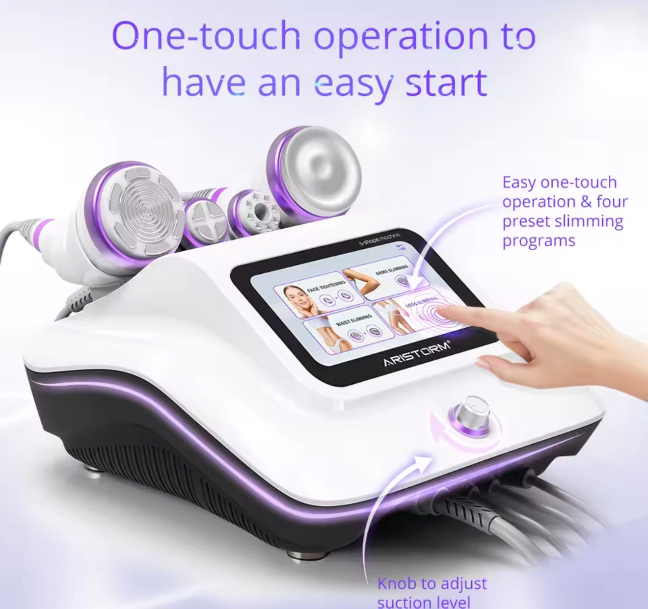 Máquina de cavitación en forma de S Aristorm 30k