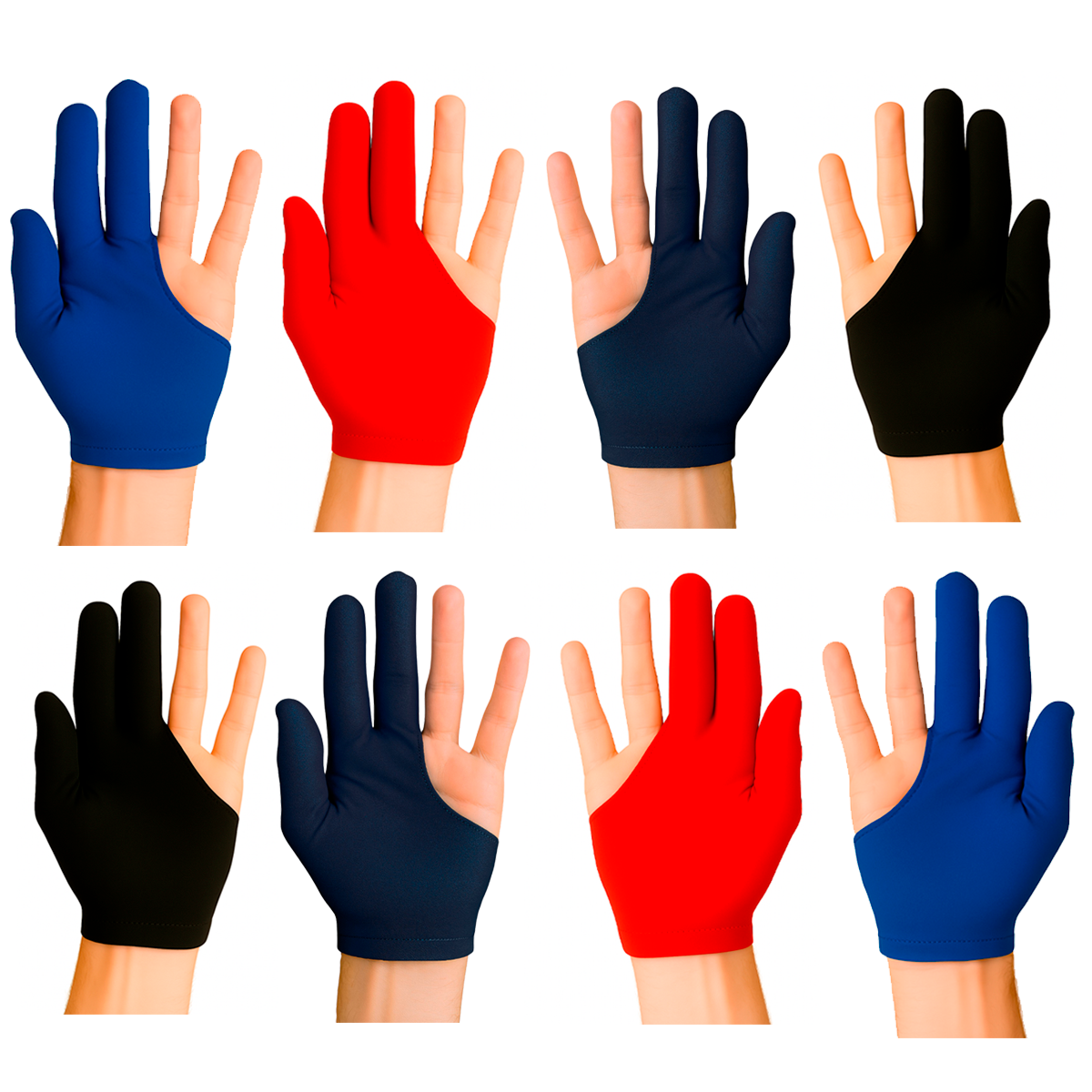 8 Guantes de Billar