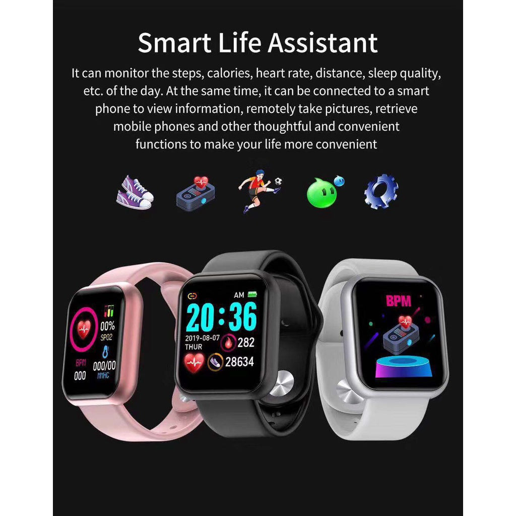 Y68 Reloj Inteligente