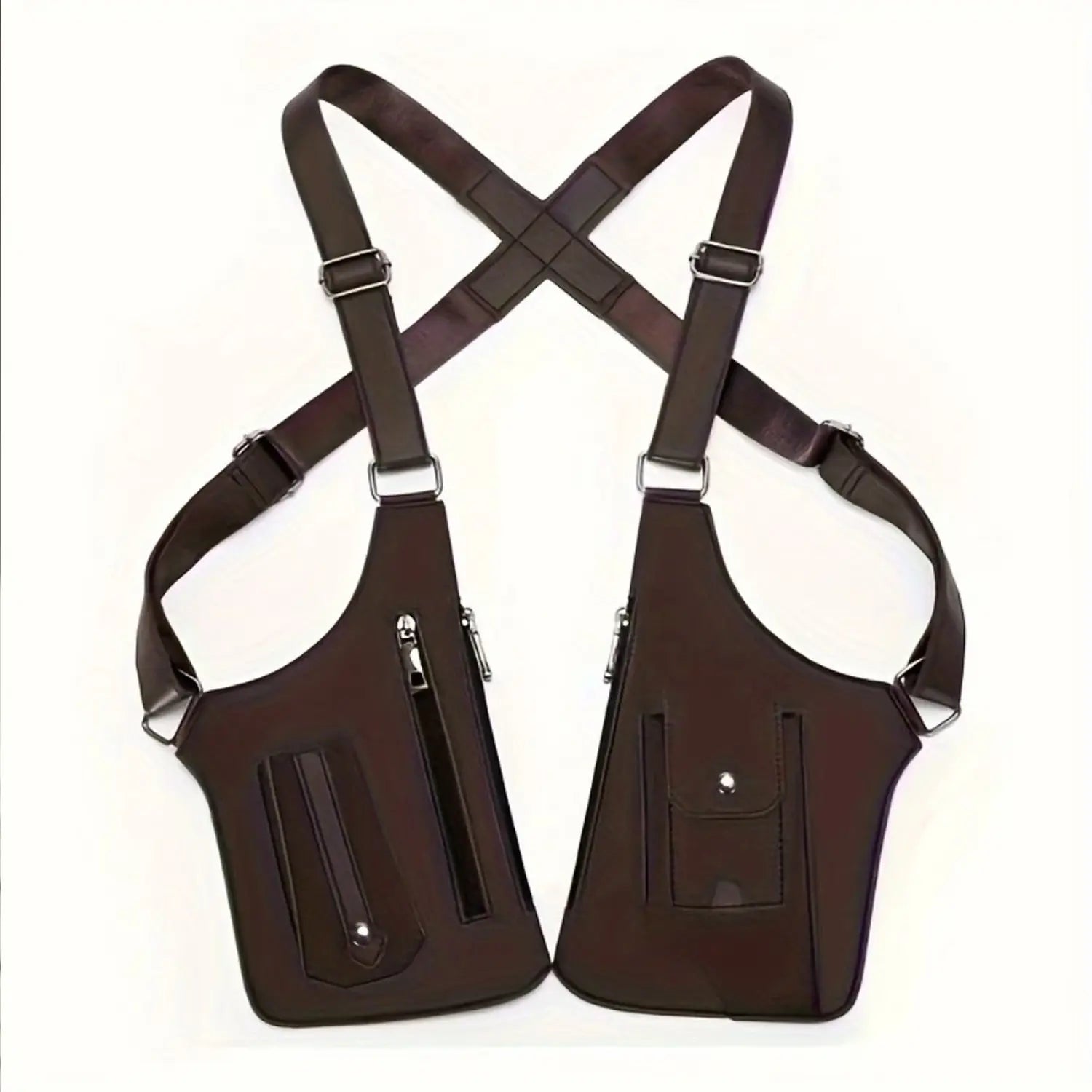 Chaleco multifuncional mochila de hombro doble