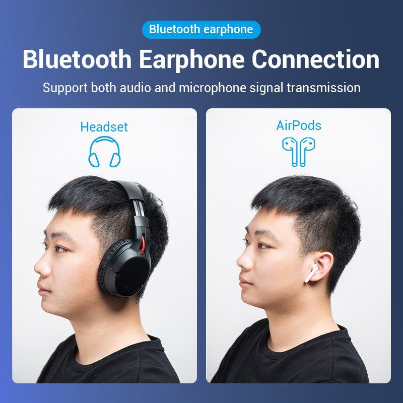 Vention Inalámbrico USB Bluetooth 5.0 Transmisor Dongle Receptor De Audio Para PC