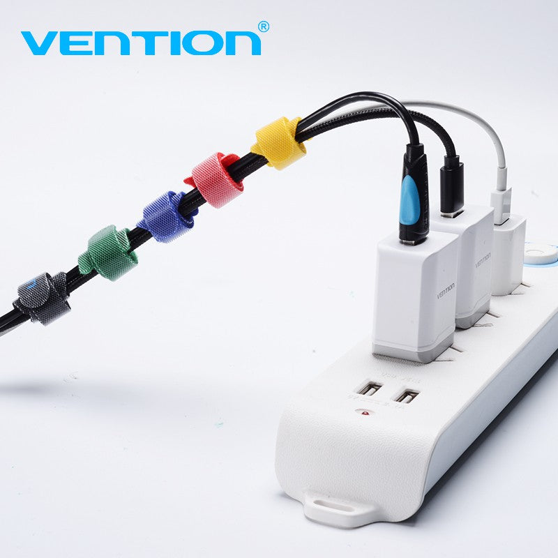Enrollador De cables Organizador De cables reutilizables/cintas