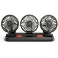 Ventilador de coche de tres aspas
