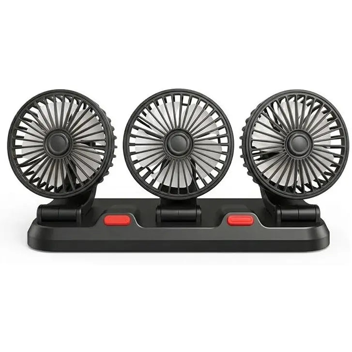 Ventilador de coche de tres aspas