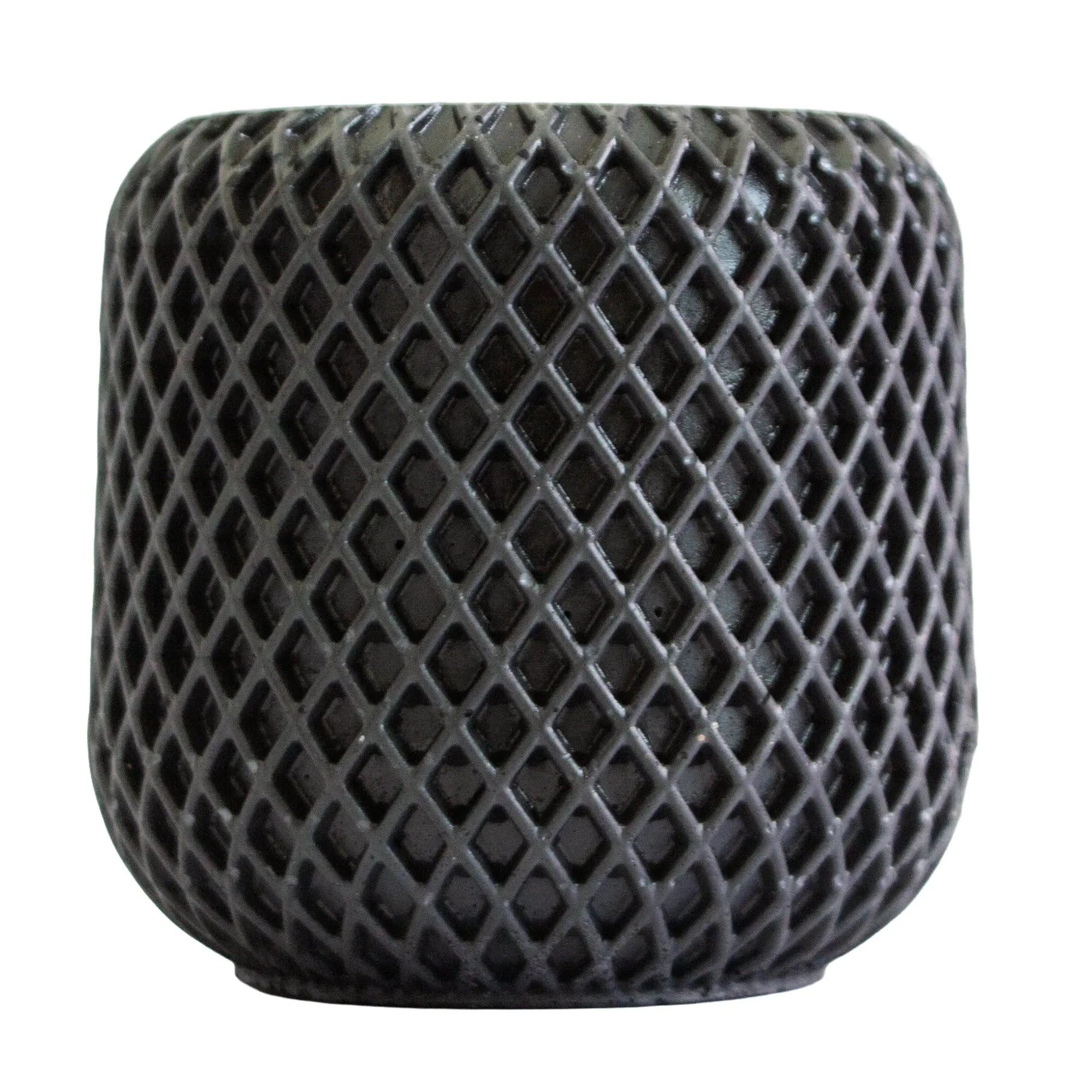 EOL - 90ml - Carrara Vaso de Concreto para velas - Frasco Gris Oxford