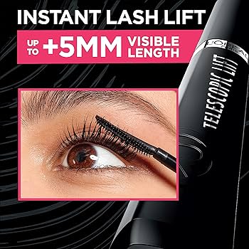 LOREAL TELESCOPIC LIFT MASCARA #990 BLACKEST BLACK