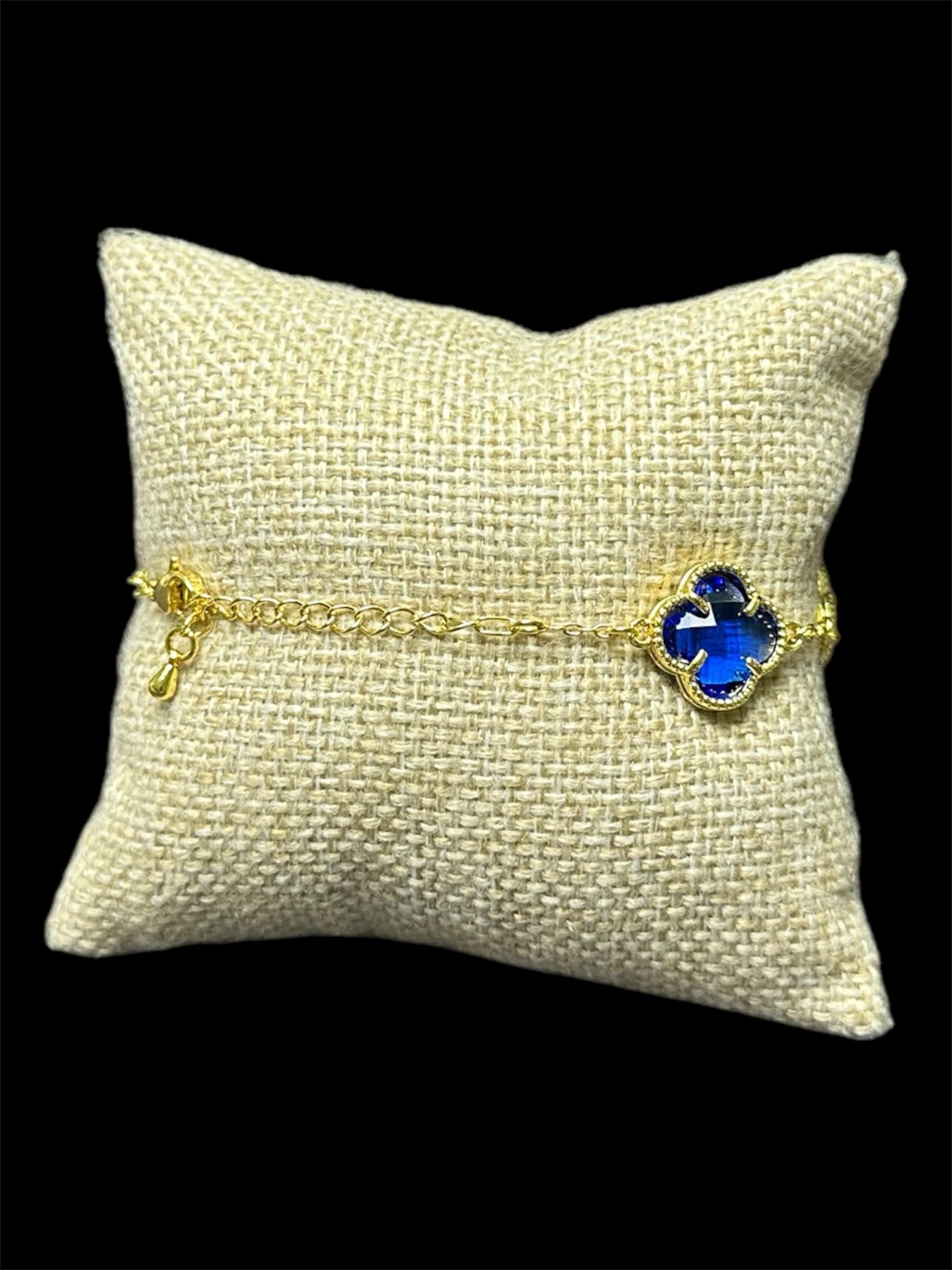 Pulsera VC Oro Laminado Azul