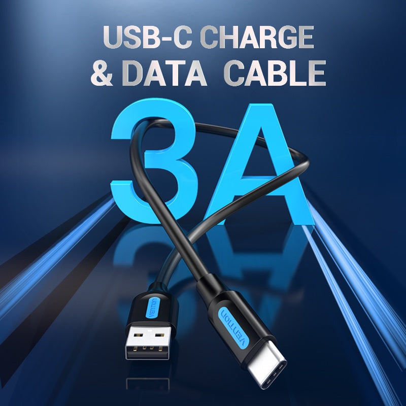 Vention Cable USB Tipo C De Carga Rápida De 60W 3A Para Huawei Honor