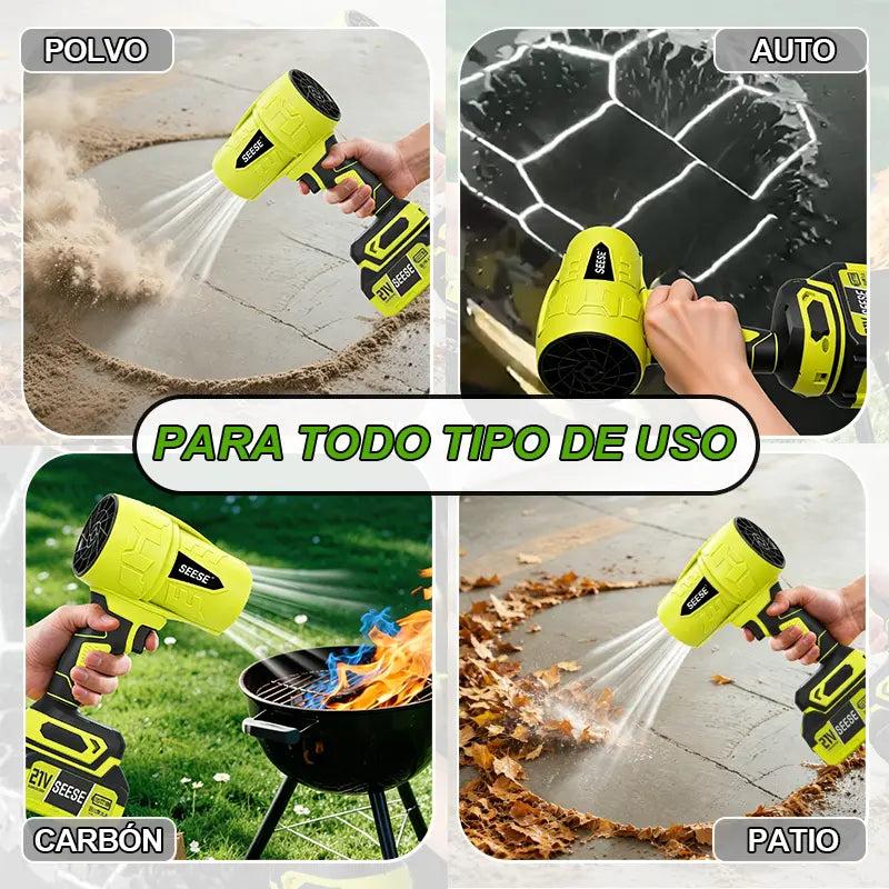 SEESE Soplador Inalámbrico Profesional Turbo Jet