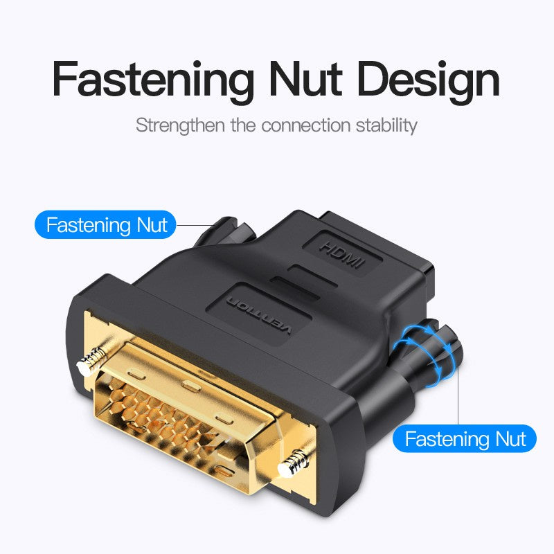Vention DVI A HDMI Convertidor 24 + 1 1080P Adaptador