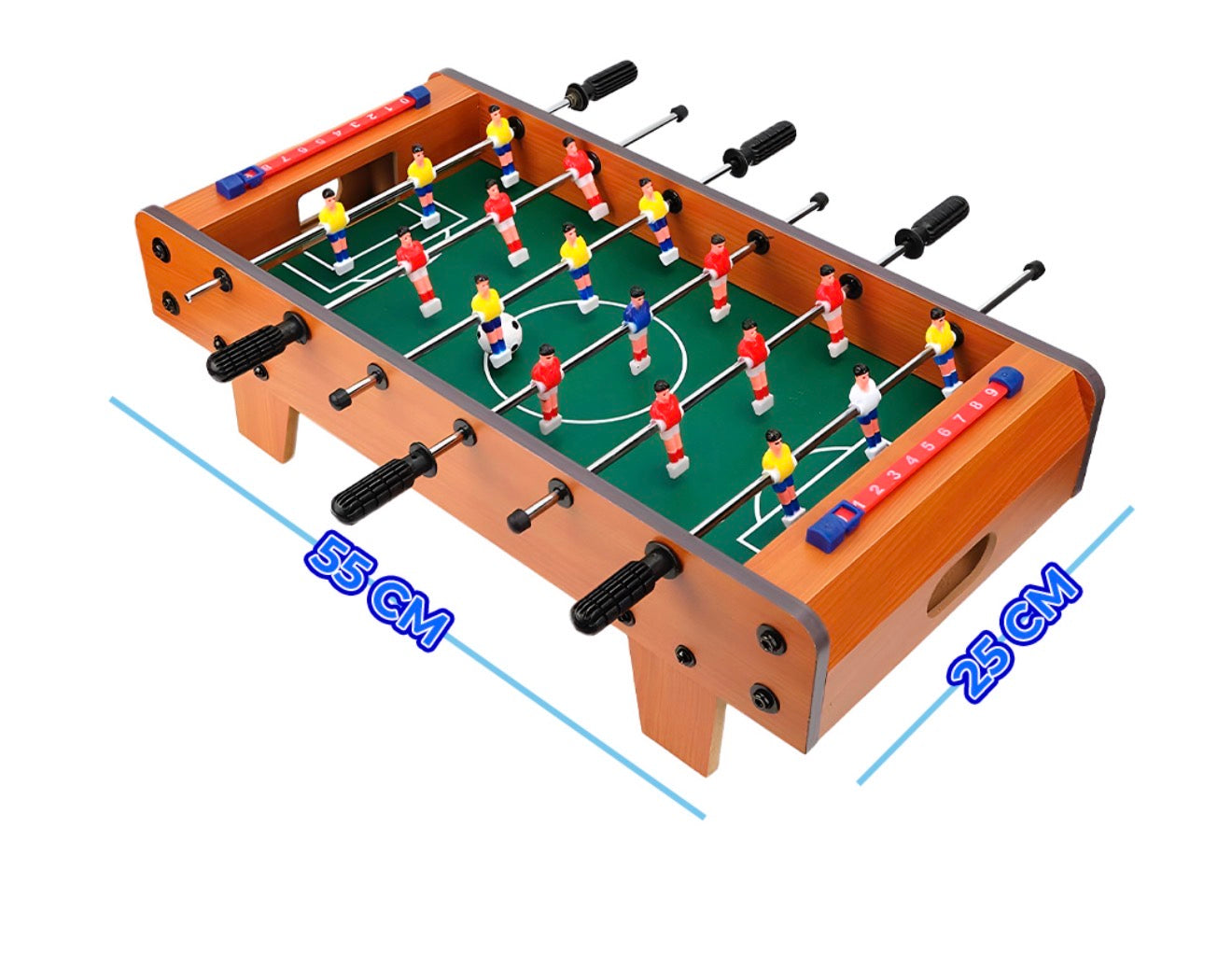 Mini Futbolito de Mesa Armable con 2 Pelotas