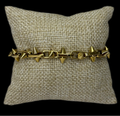 Pulsera Picos Acero Dorada