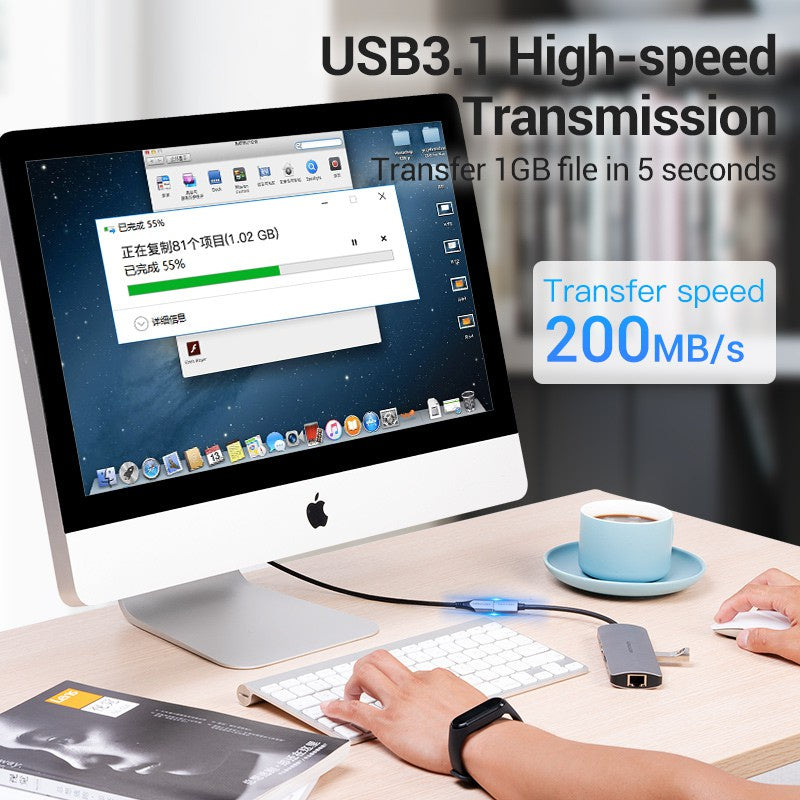Vention Cable De Extensión USB C 0.5M 1M Tipo Extensor-Para HUAWEI