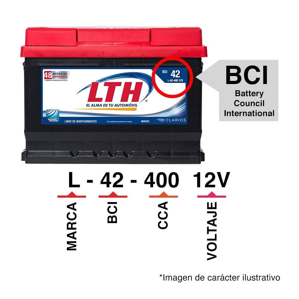 Batería para Auto LTH BCI