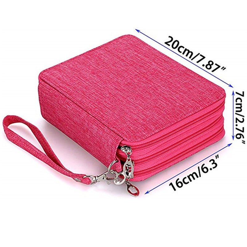 Estuche con ranura para lápices de colores portátil
