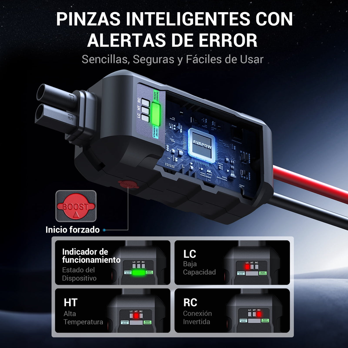 Arrancador de Auto Batería AVAPOW