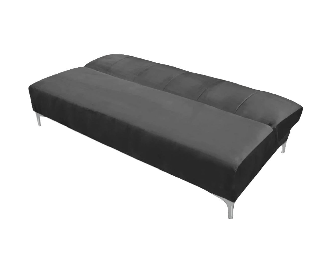 Sofá Cama Reclinable New York Lino Gris Oxford Futon 3 Posiciones, El Bazar Store