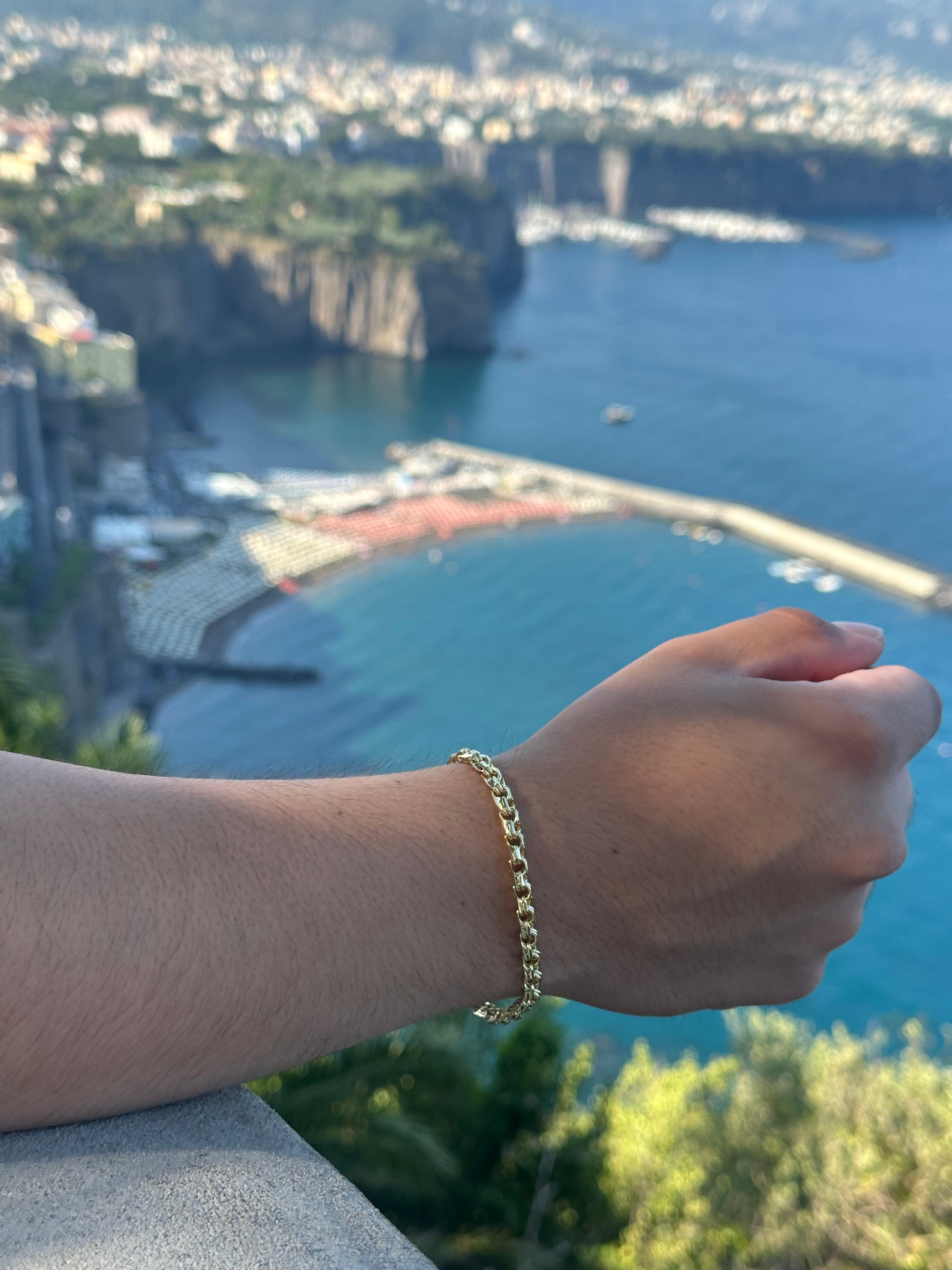 Pulsera Tejido Chino 4 mm