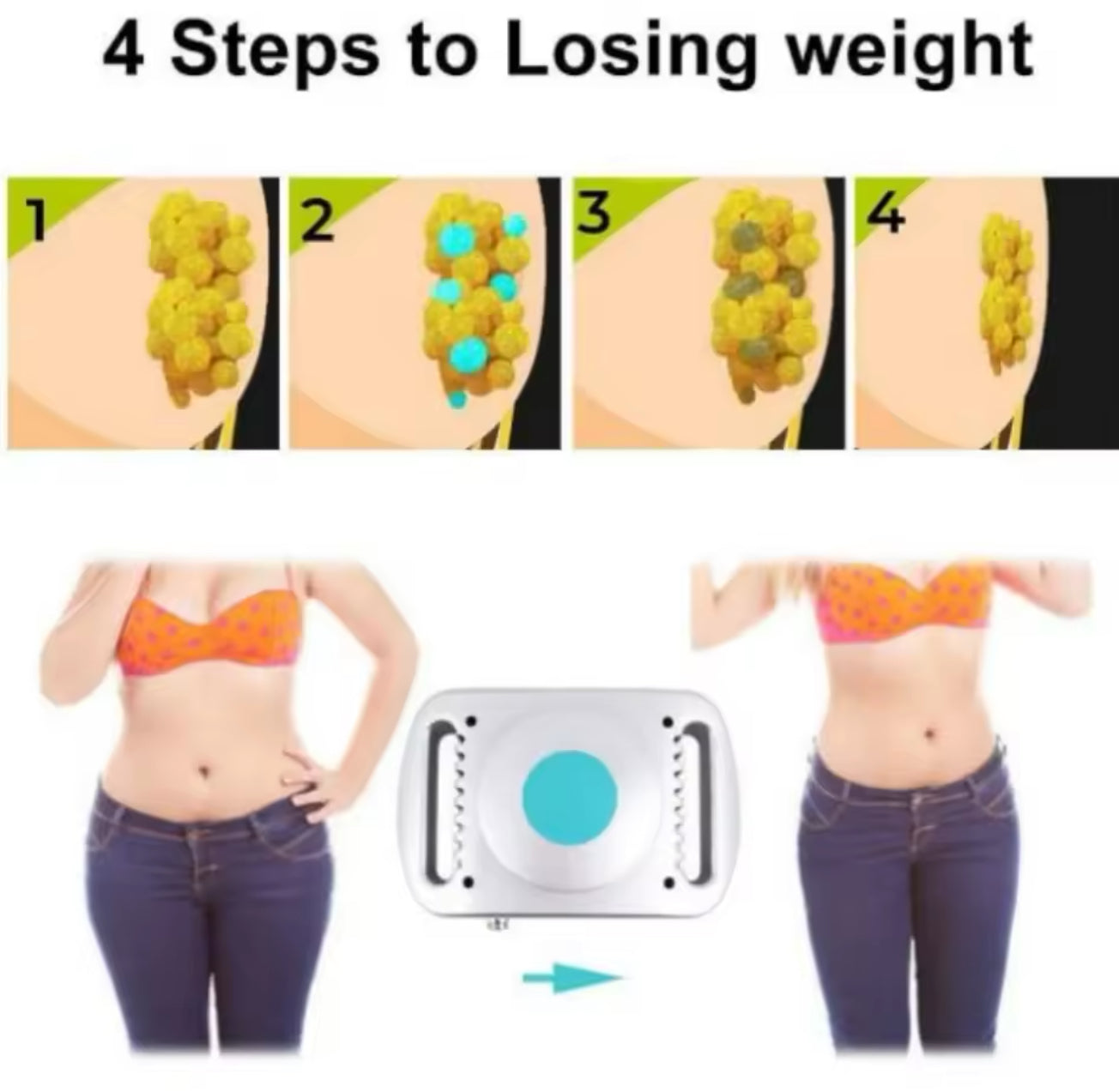 Cinturón Reductor de Frío para Abdomen y Cintura