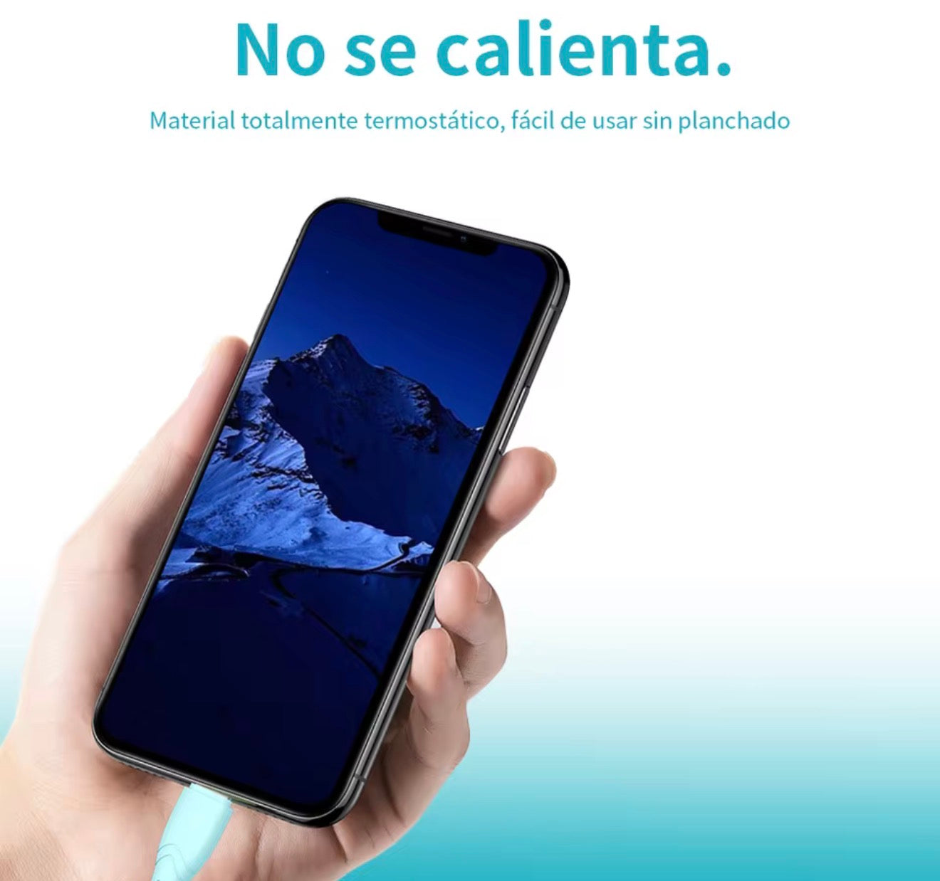 Cable de Datos Verde Oscuro tipo C