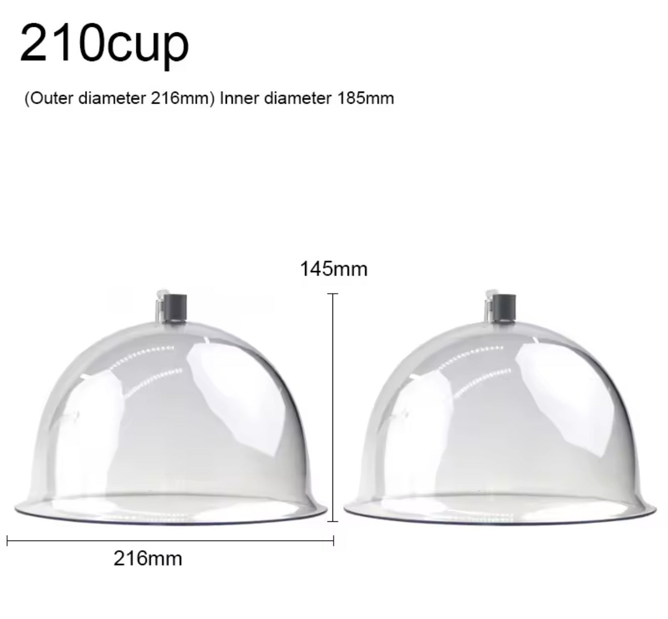 Copa de vacío para agrandar , senos, , y glúteos