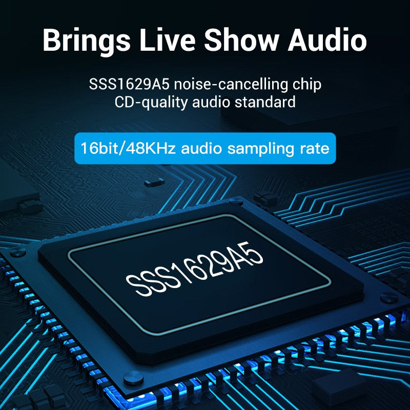 Vention Tarjeta De Sonido USB Externo Estéreo Adaptador Con Control De Volumen