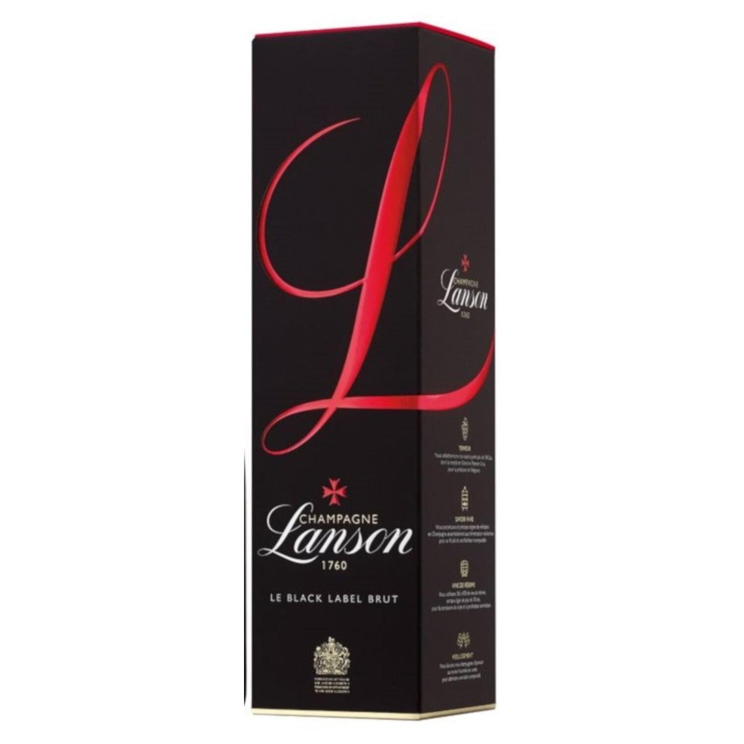 Champagne Lanson 1760 Le Black Label Brut 750 ml
