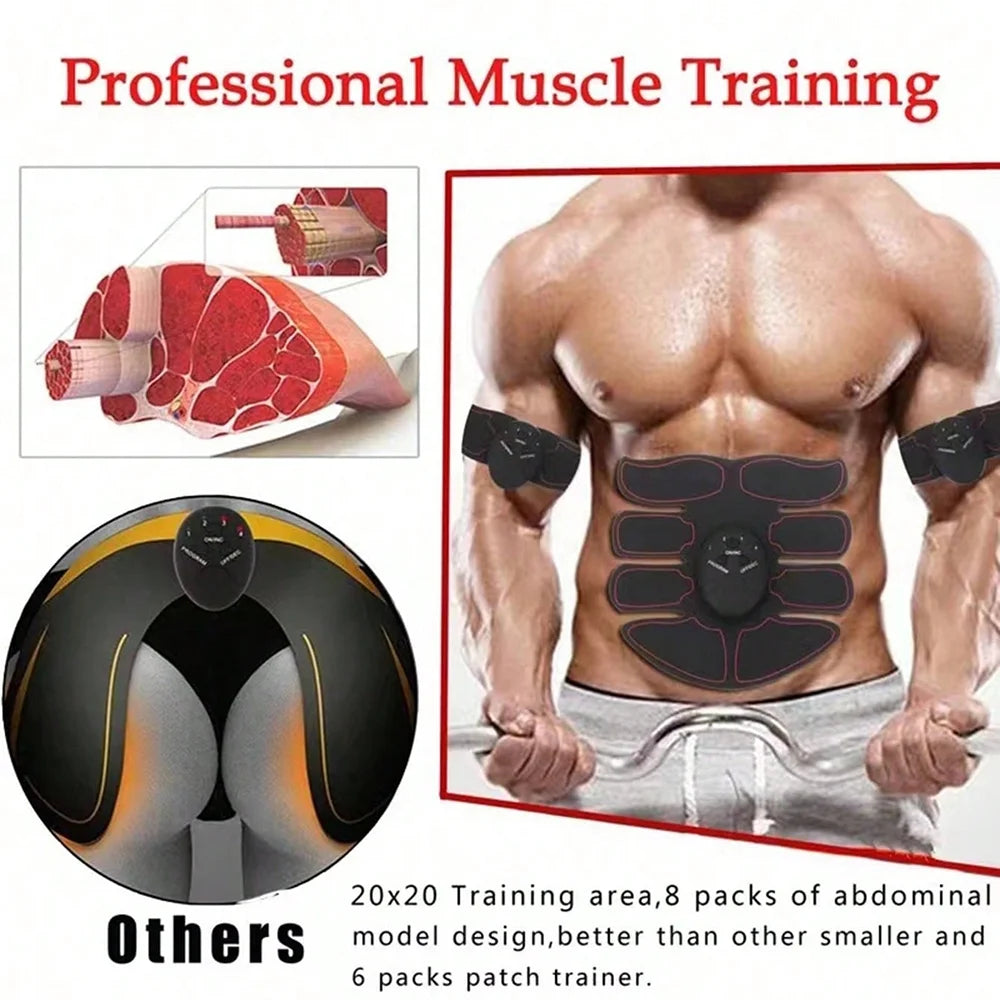 Estimulador muscular abdominal toner cuerpo Fitness